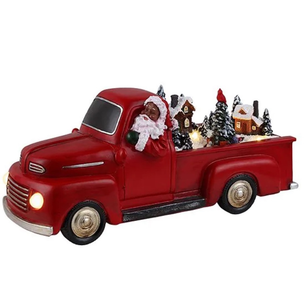 Mr. Christmas 11” animated truck (African American)